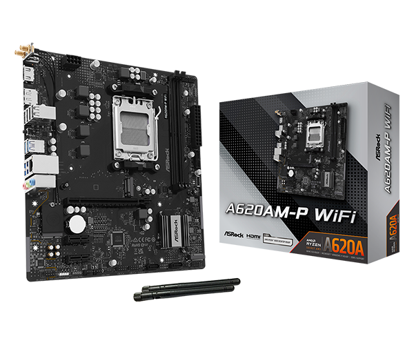 自作PCキット/ASRock A620/ミニタワー/Enhance 1200W ASRock > A620AM-P WiFi